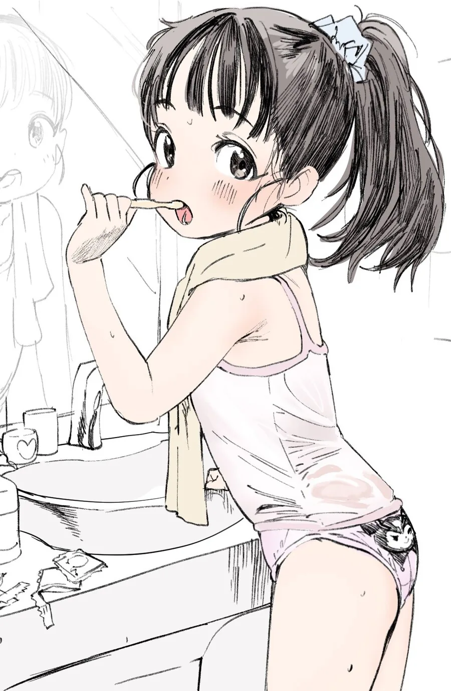 이닦는 어린이