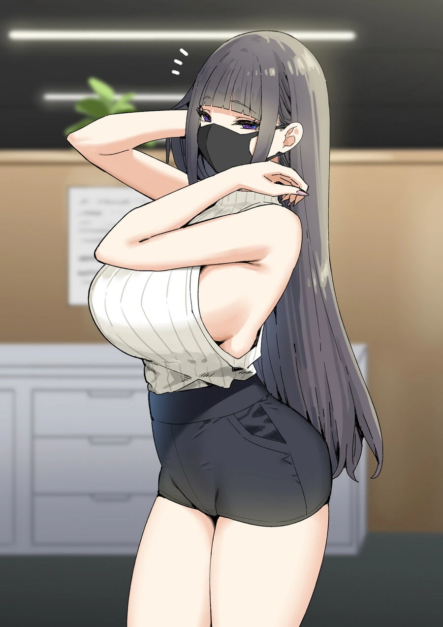2D) 눈 마주치니까 겨드랑이 보여주는 눈나