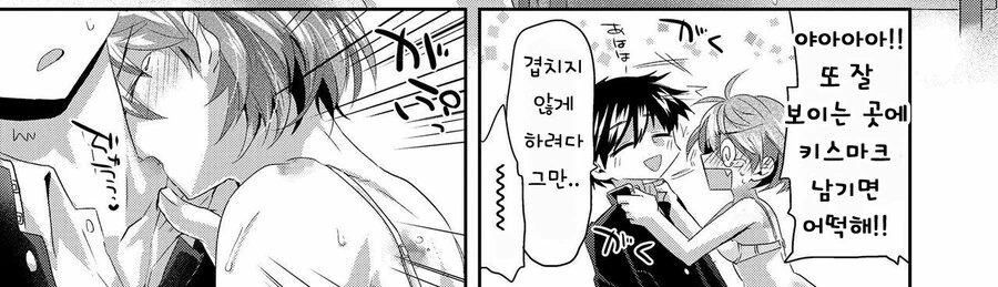 ㅎㅂ) 여친에게 키스마크 남기는.manga - 이미지 6