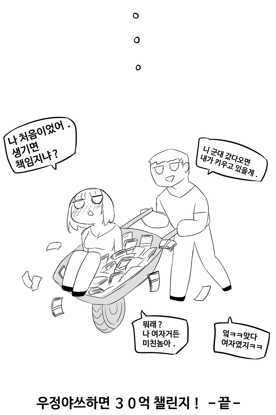 ㅎㅂ) 우정야쓰하면 30억을 주는 챌린지에 참가하는 Manga - 이미지 16