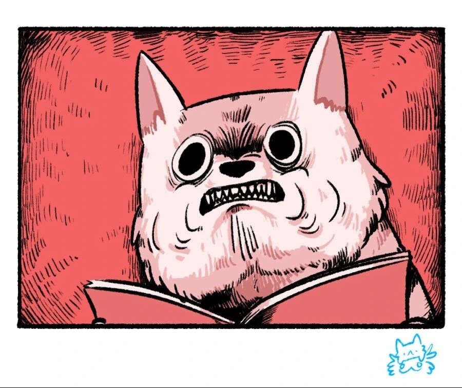 19)어른용 책 읽는 강아지.manga - 이미지 3