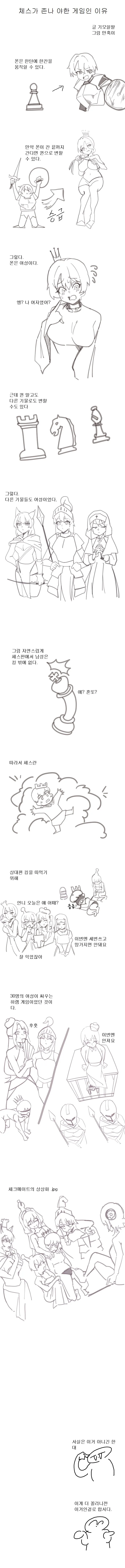 ㅇㅎ) 체스가 ㅇㅎ게임인 이유 만화