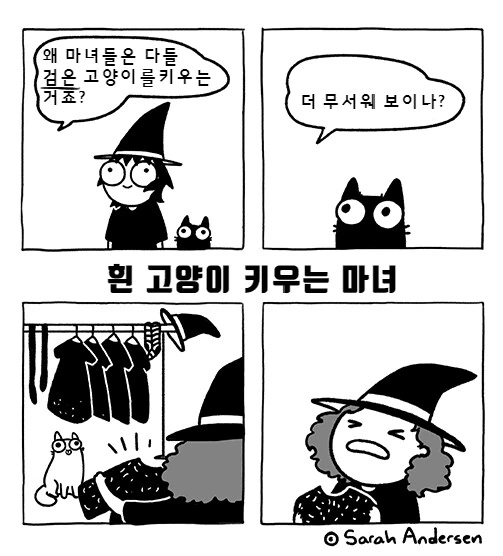 마녀가 흰고양이는 안키우는 이유.manwha