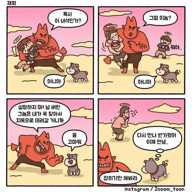 유기견과의 재회하는 만화...MANHWA
