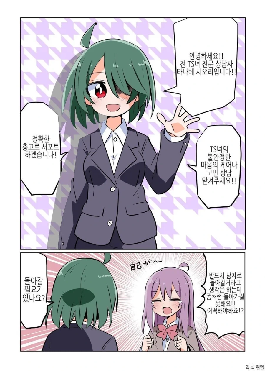 TS녀 전문 상담사 만화