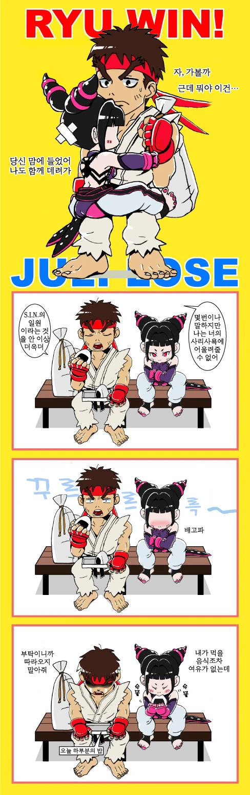 [스트리트파이터]류와 주리