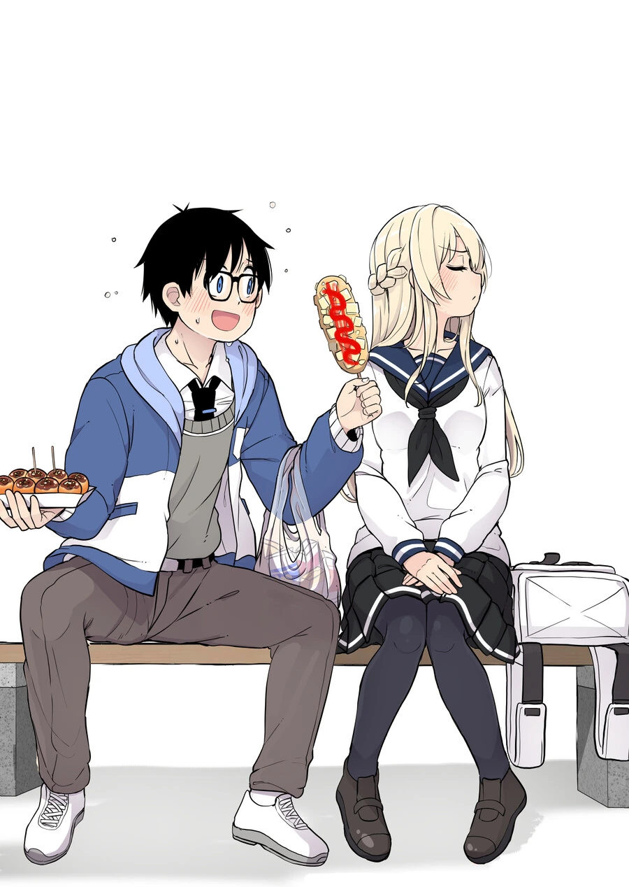 소꿉친구랑 핫도그 먹는 manga - 이미지 3