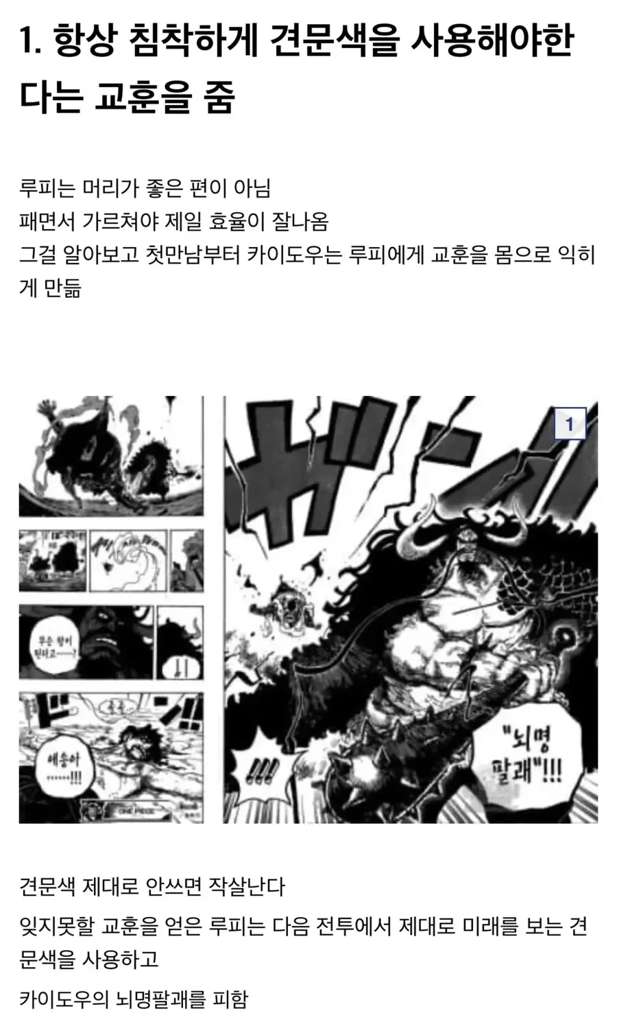 원피스)참스승 카이도 분석.manga - 이미지 2
