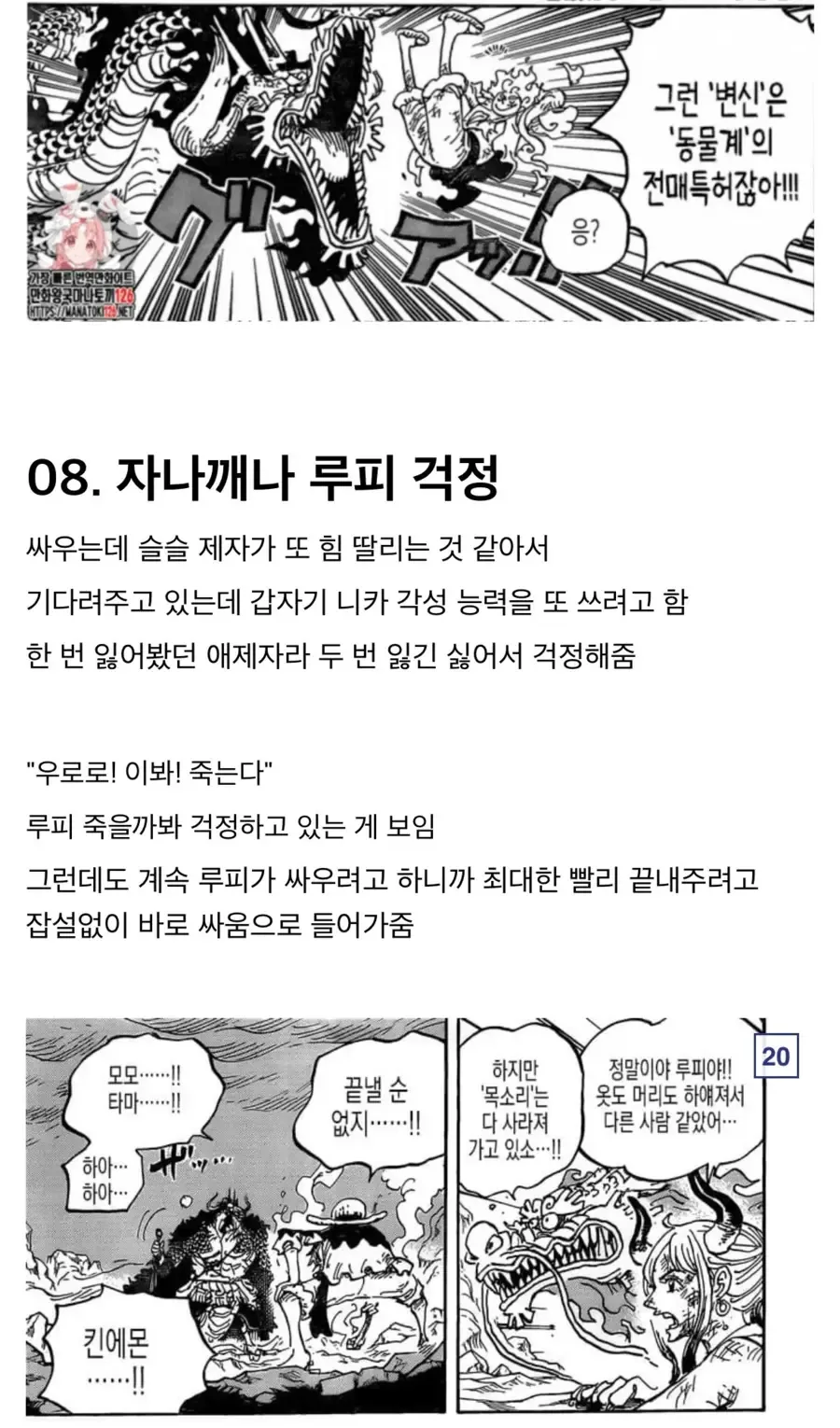 원피스)참스승 카이도 분석.manga - 이미지 15