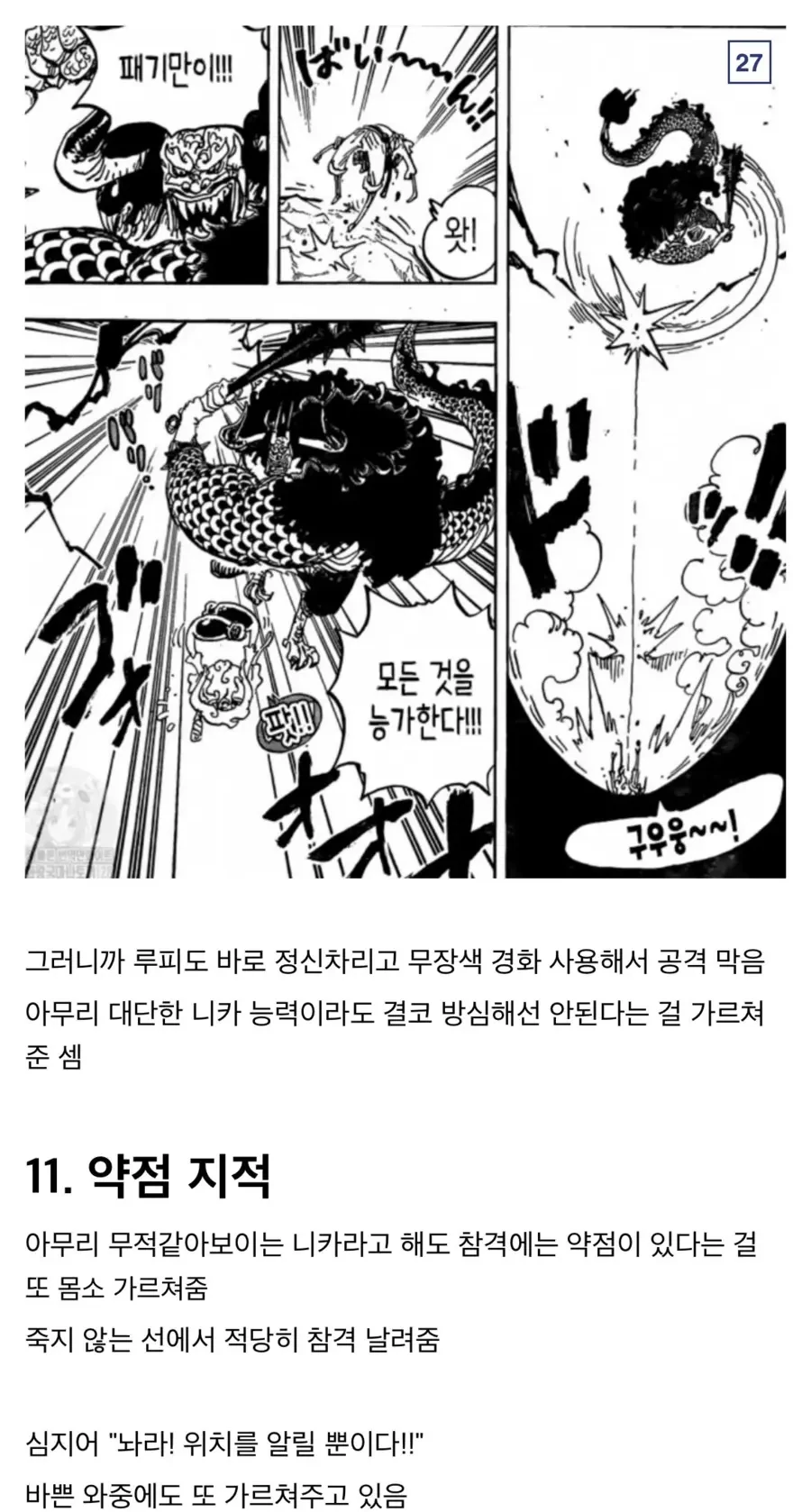 원피스)참스승 카이도 분석.manga - 이미지 22