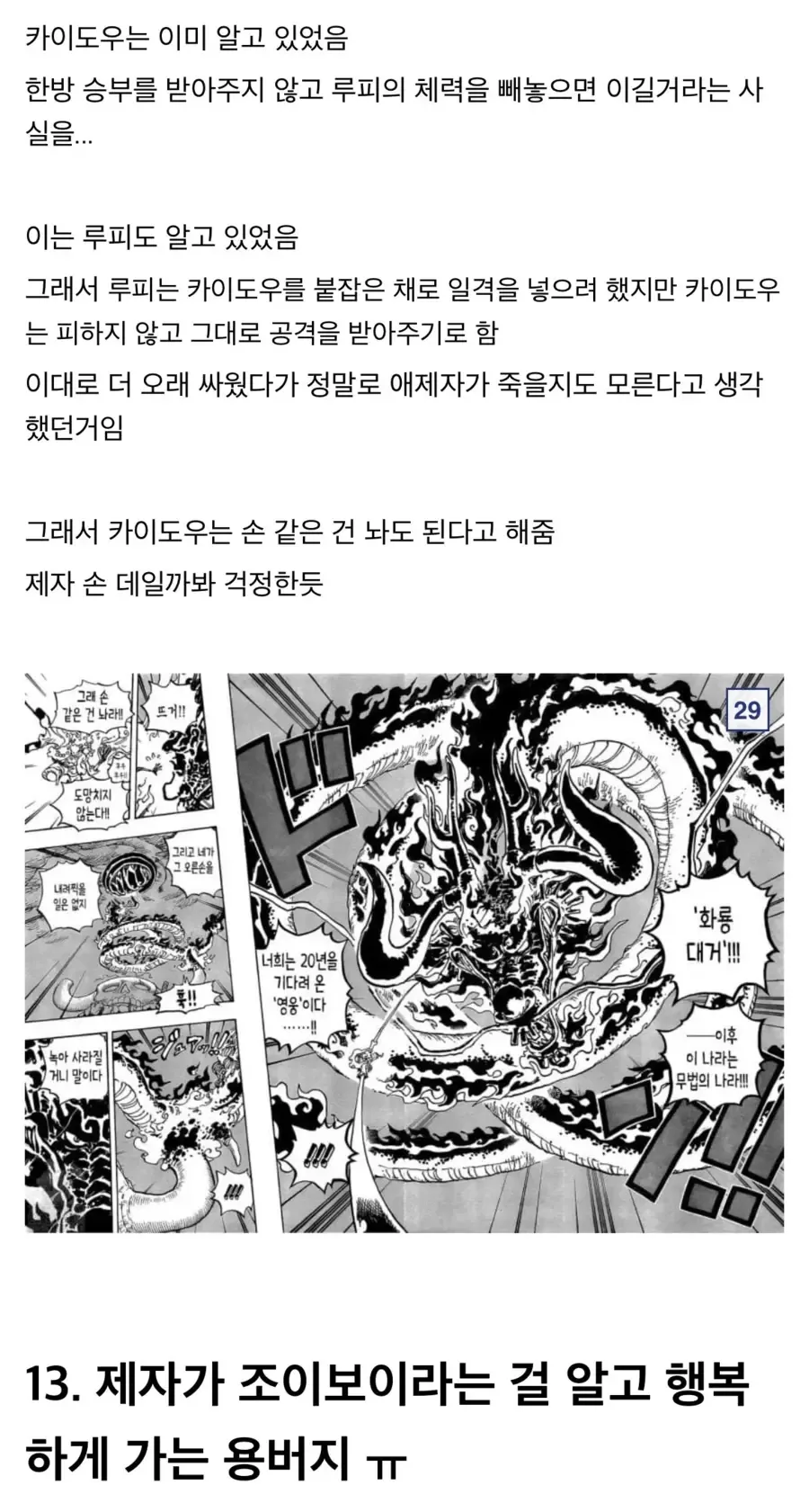 원피스)참스승 카이도 분석.manga - 이미지 24