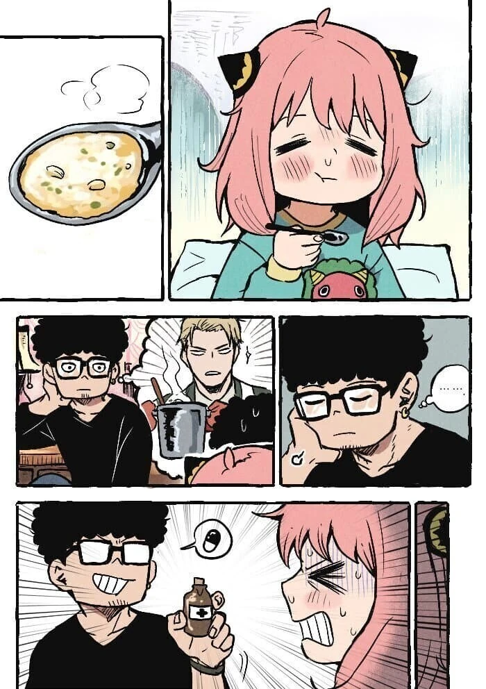 스파패) 감기에 걸린 아냐 만화.manhwa - 이미지 5