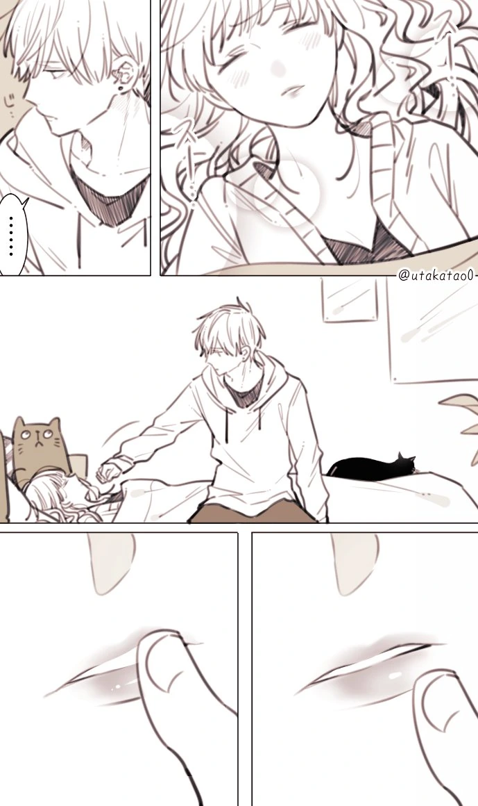 커플이 키스하는.Manga - 이미지 2
