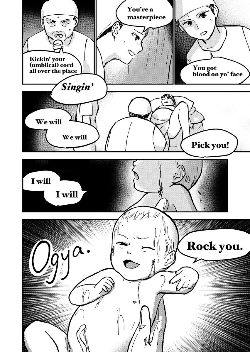 산파가 임산부 진정시키는 만화 - 이미지 2