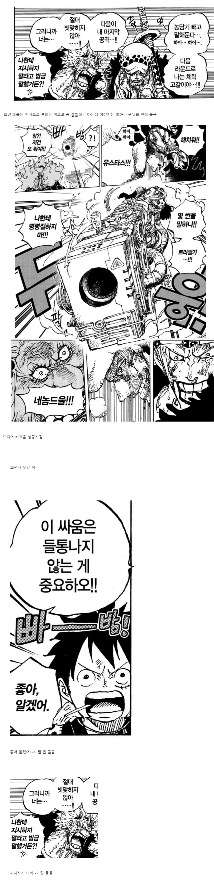 원피스) 그 누구도 말을 들어주지 않는 새끼...ㄹㅇ;; - 이미지 3