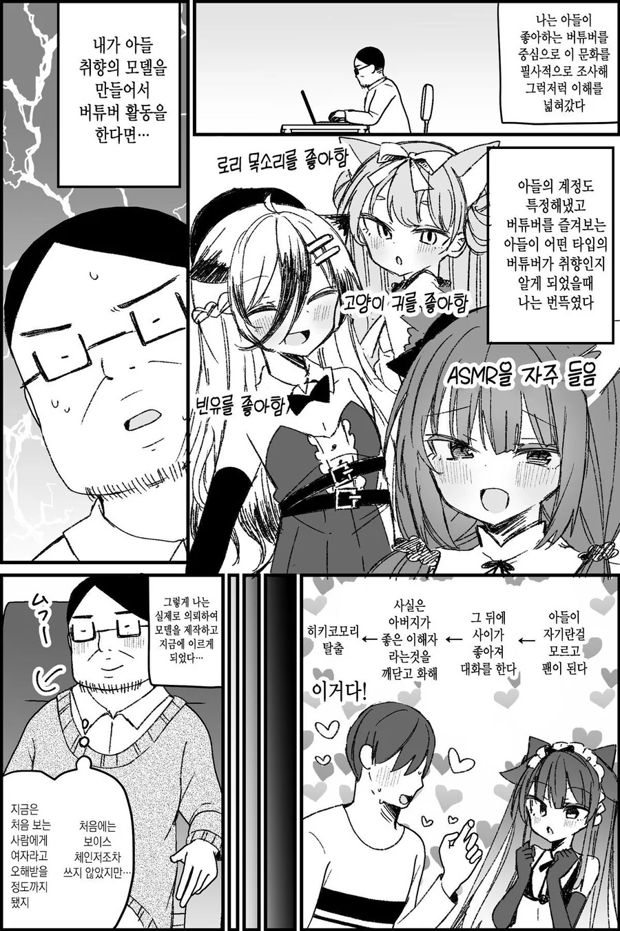 버튜버 아빠 절망편 manga. - 이미지 6