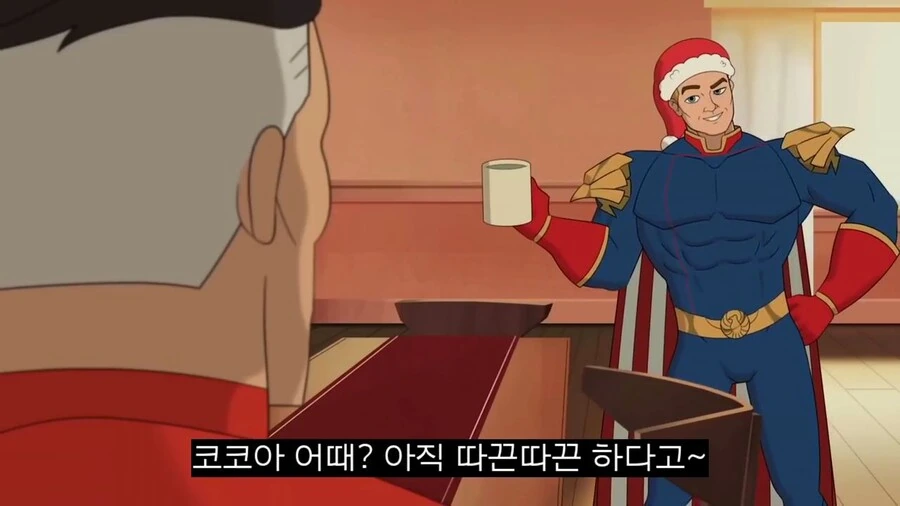 약혐) 옴니맨vs홈랜더를 구현한 애니메이션 - 이미지 2