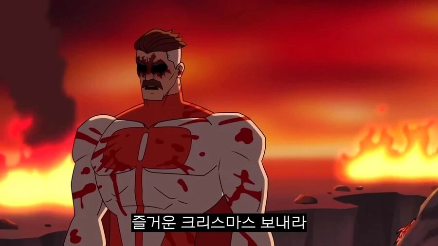 약혐) 옴니맨vs홈랜더를 구현한 애니메이션 - 이미지 44