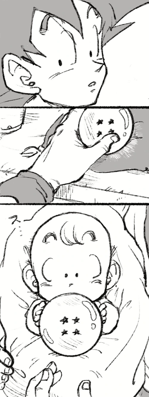 드래곤볼) 오반이 태어난 Manhwa - 이미지 3
