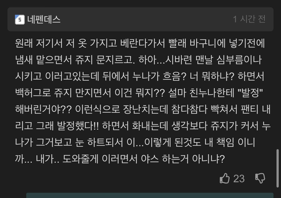 누나때문에 불끈불끈 하는 만화 - 이미지 2