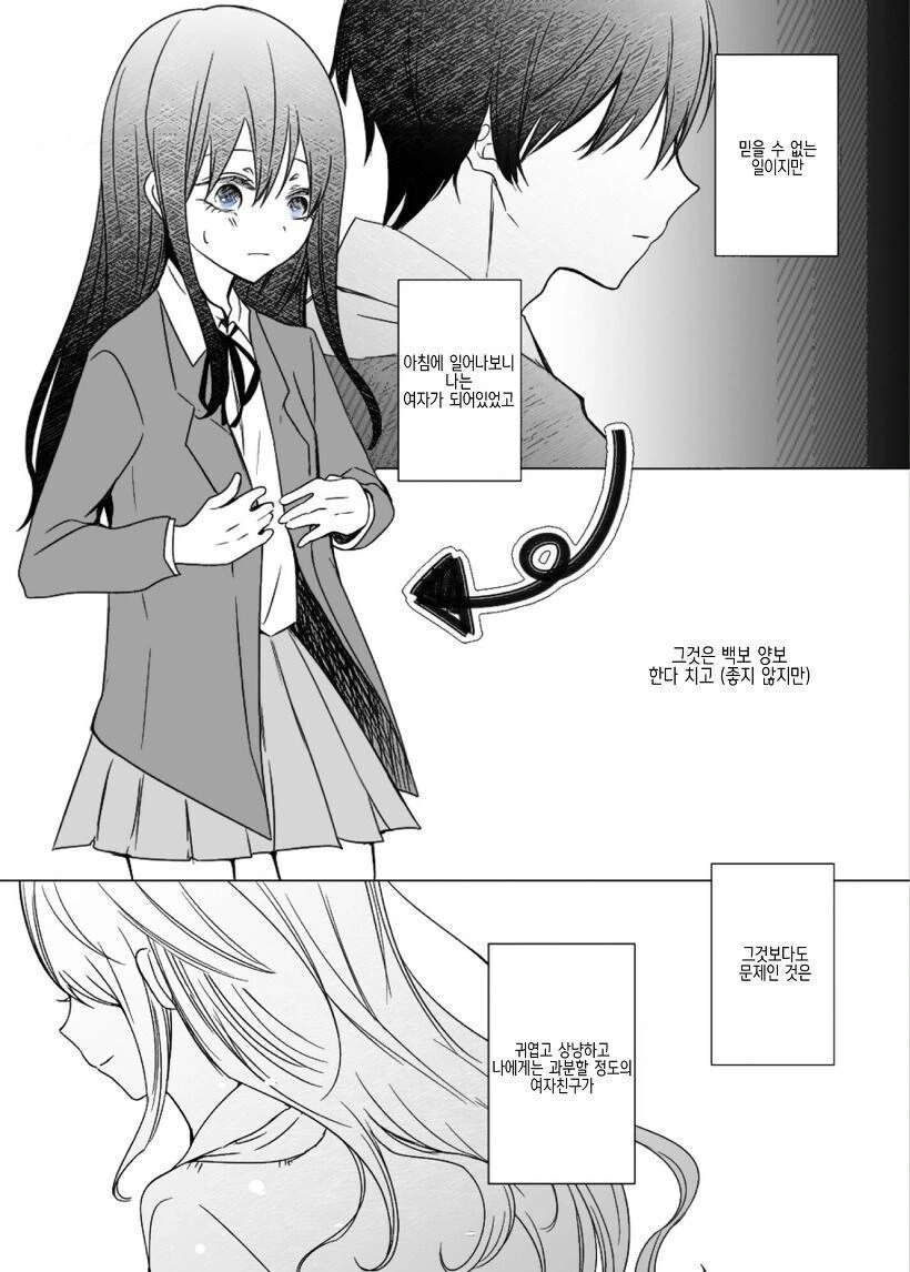 커플끼리 서로 TS되어버린.manhwa - 이미지 9
