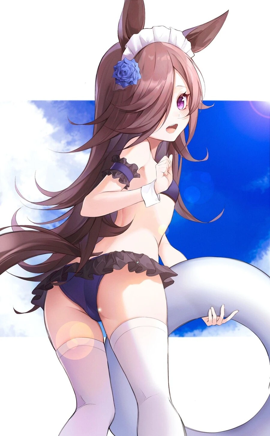 말딸) 수영복 라이스 샤워