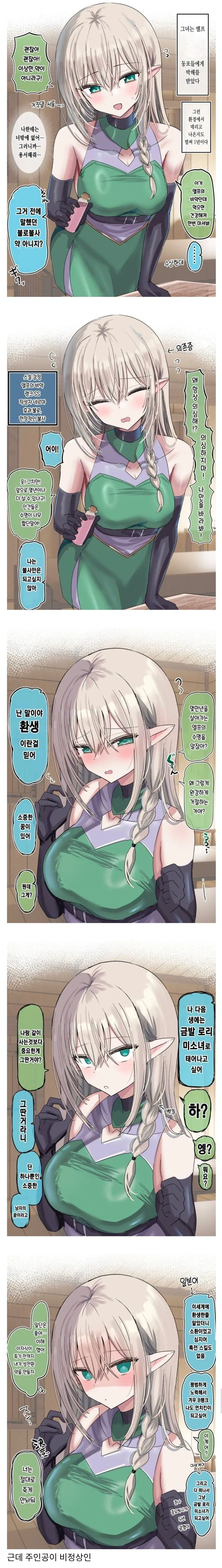 외로움 잘타는 엘프언냐 manwha
