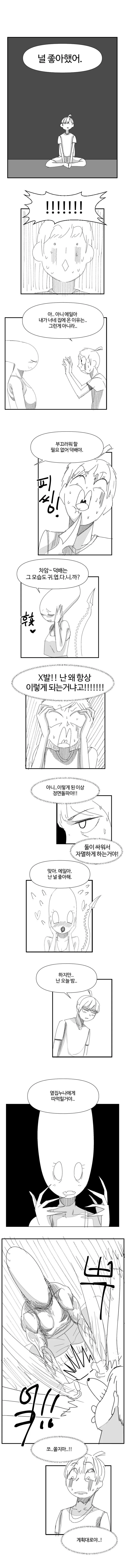 스압) ㅁㅍ ㄱㅇ 누나와 외국인 소꿉친구가 나를 노리는 순애물.manhw... - 이미지 15