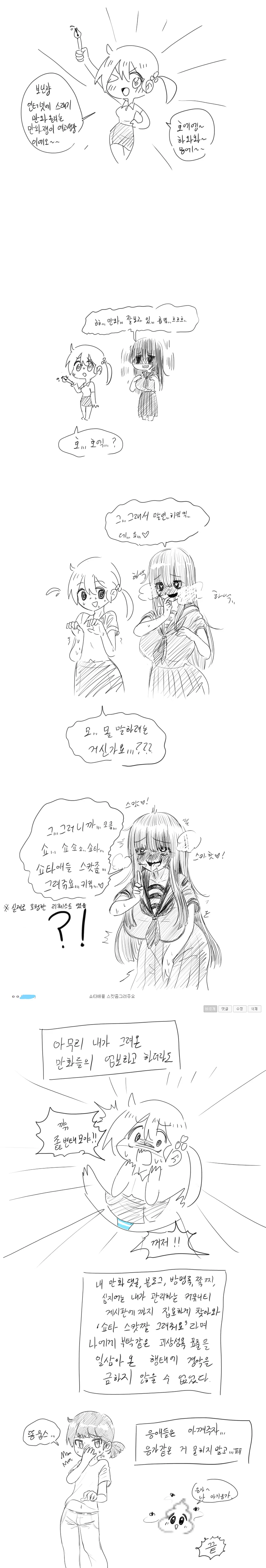 작가가 변태한테 이상한 요구 받은Manga