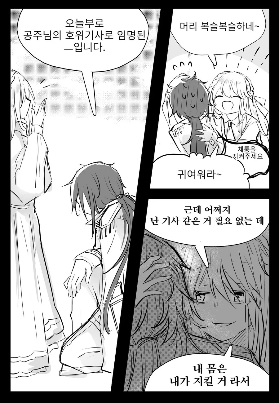 공주님과 충성스러운 여기사.manga