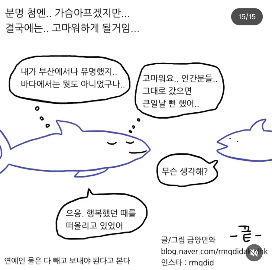 상어를 집 돌려보내도 걱정되는 이유.manwha - 이미지 15