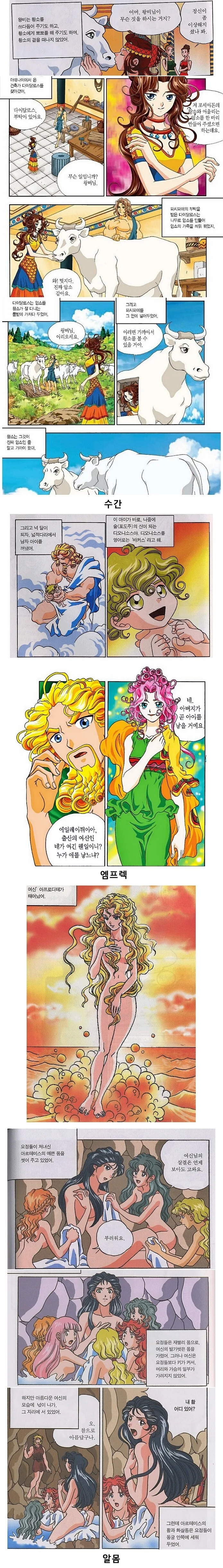 온갖 어른용 장르가 들어있었던 전체이용가 만화