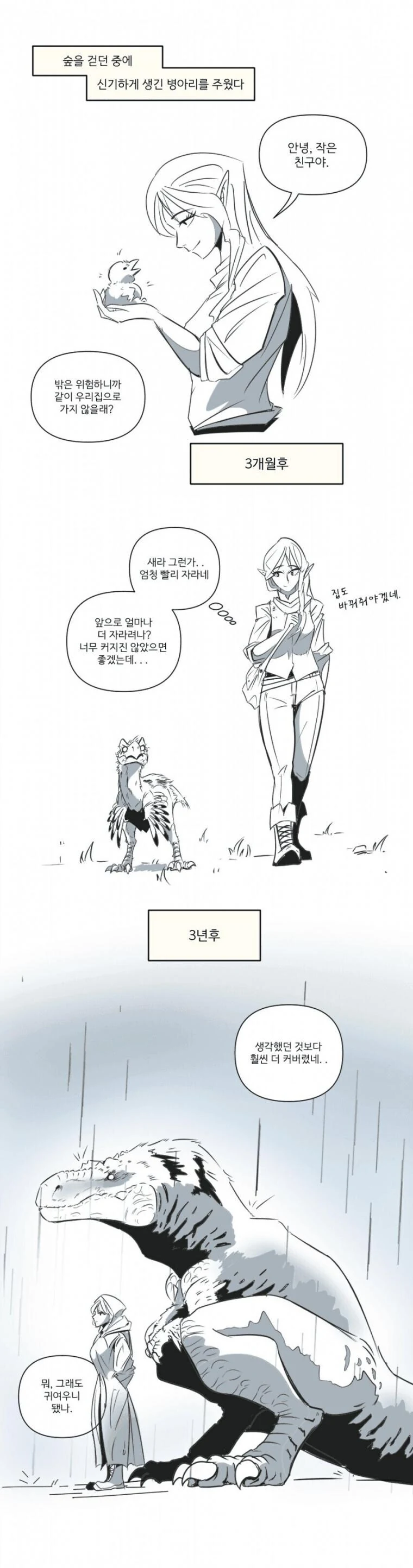 병아리 줍한 manhwa
