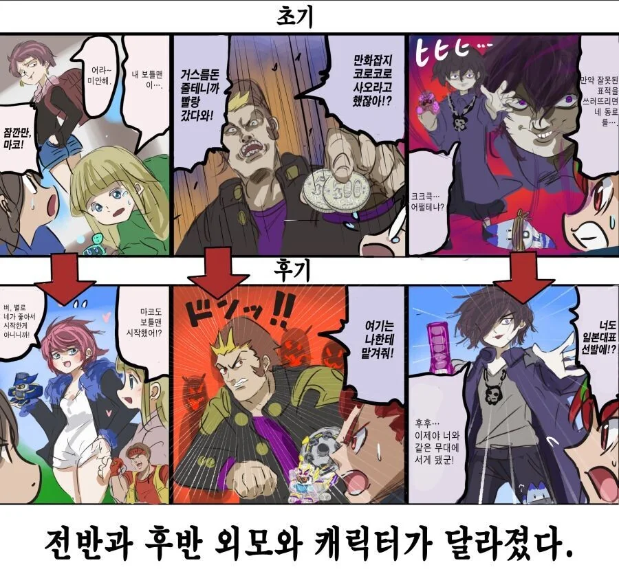 그때 그 시절 초딩 만화 감성