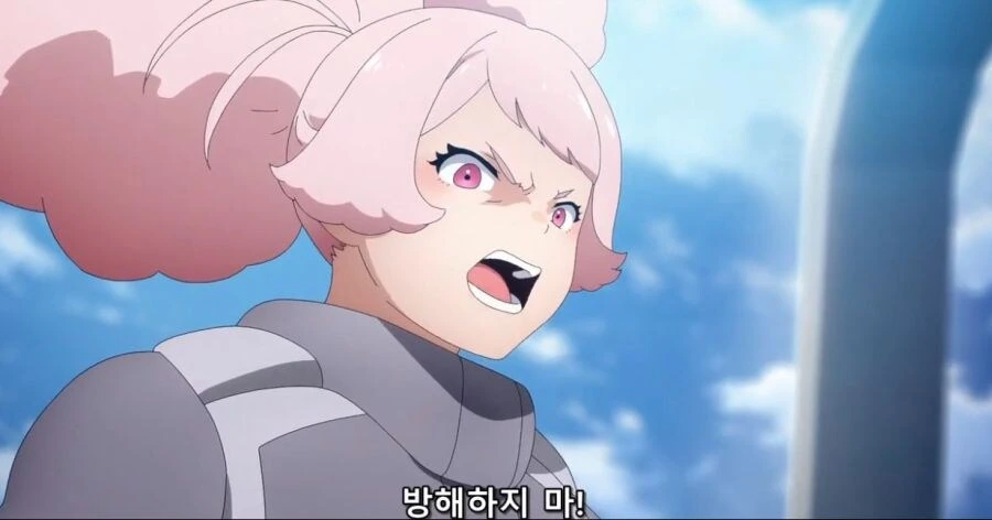 [수성의마녀]주먹이 매서운 솜사탕 머리 미소녀 - 이미지 3