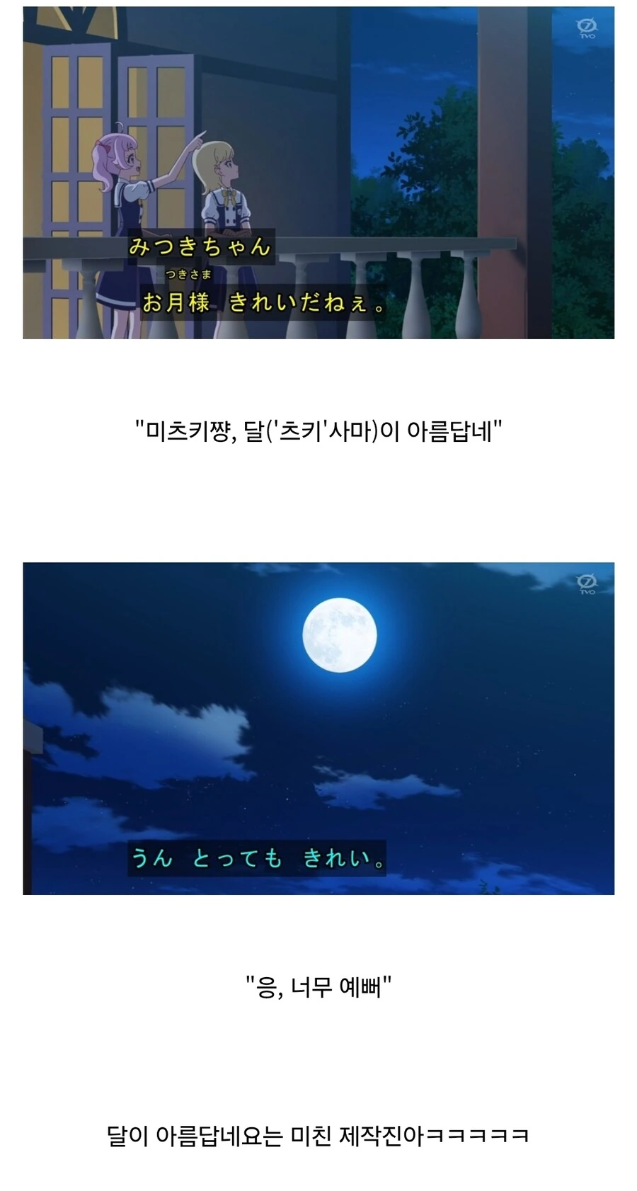 제작진이 소녀끼리의 우정만화라고 단언하는 애니...jpg