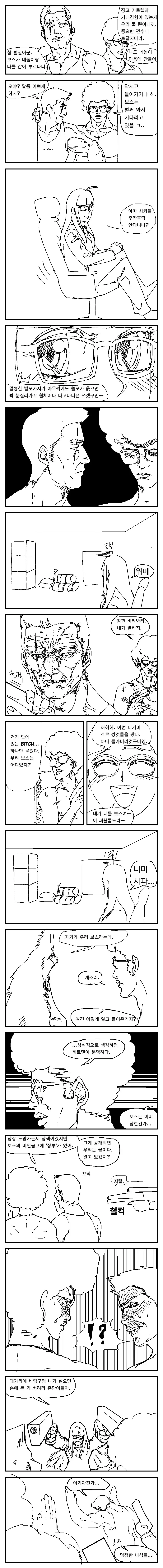 보스가 여고생이 된 만화
