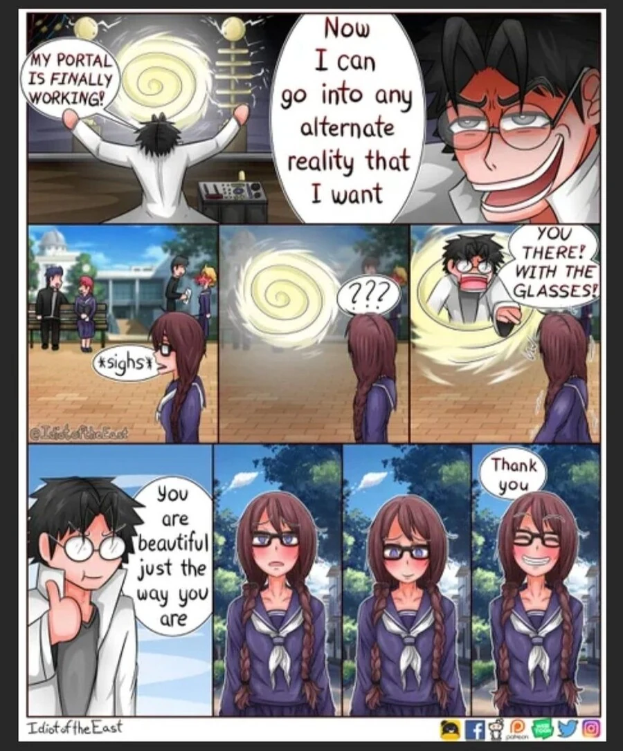 만화속으로 들어가는 포탈을 만든 과학자.jpg