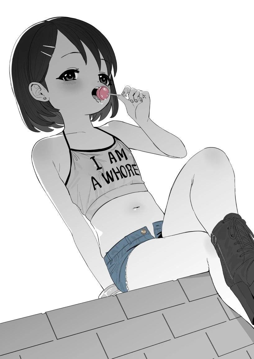 @) 핫팬츠 걸 치에