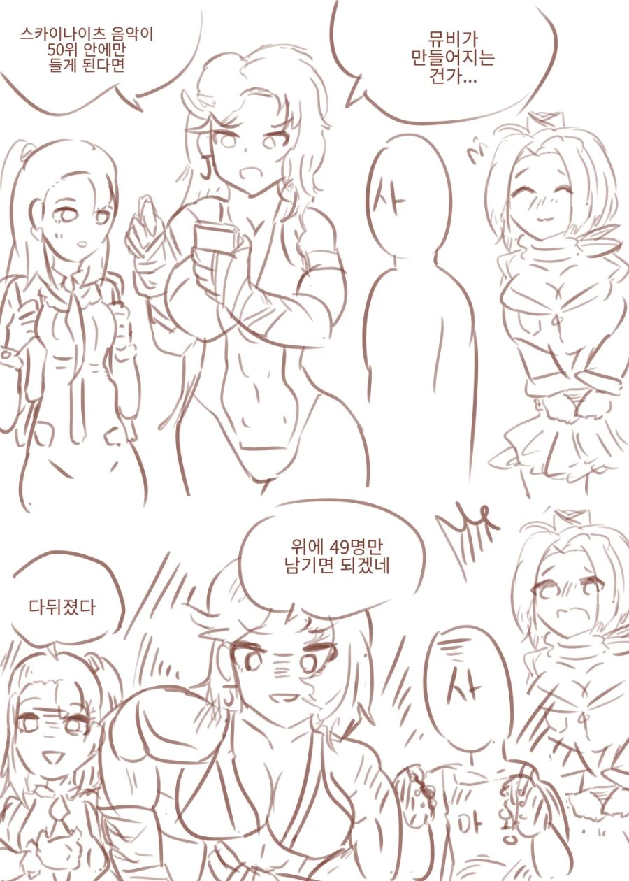 라오) 뮤즈의 명 받고 49명의 BTS를 제낀 근육걸즈.manhwa - 이미지 6