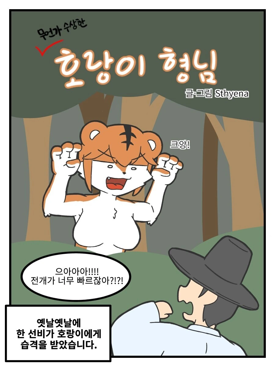많이 수상한 호랑이 누님 만화 - 이미지 2