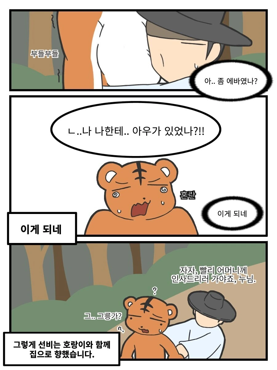 많이 수상한 호랑이 누님 만화 - 이미지 4