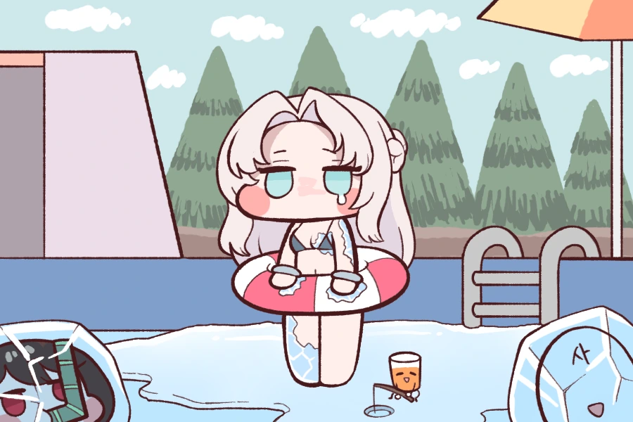 라오진) 수영장에 간 므네뭐시기.manga