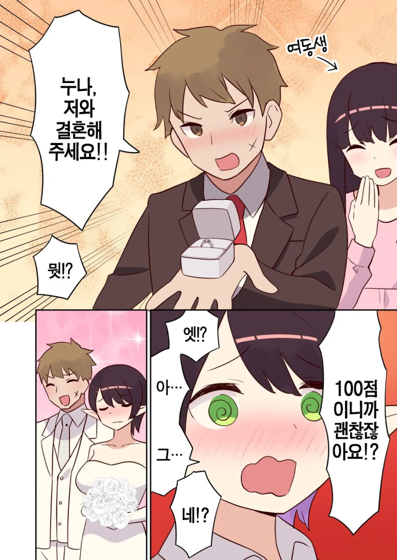 엘프누나가 남자아이 점수 매기는 manga - 이미지 4