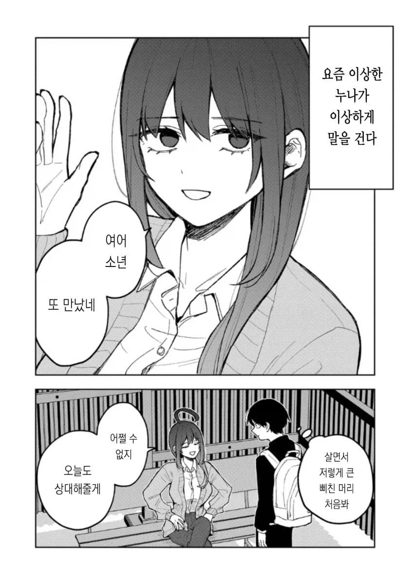 이상한 누나가 말 거는 만화 manhwa