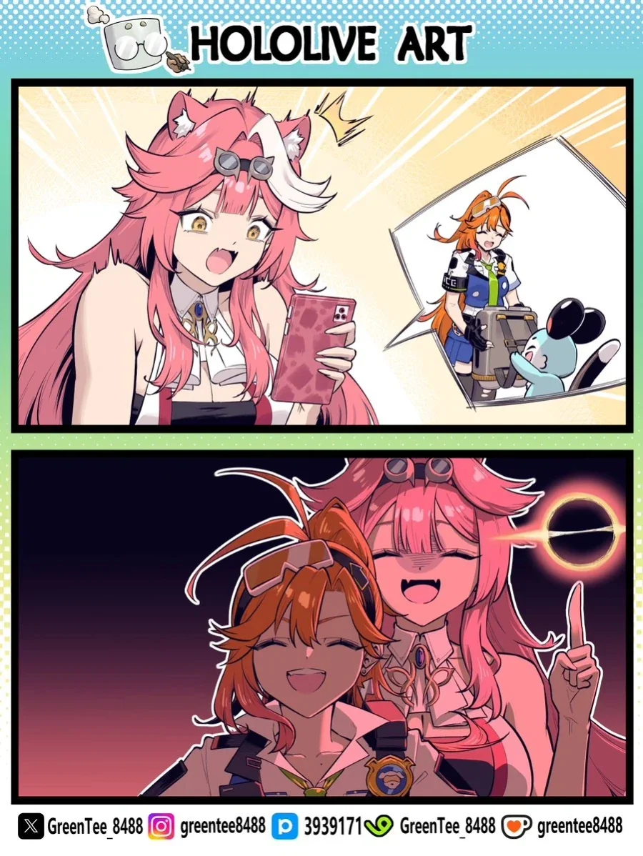 버튜버)쿄코의 제트팩을 용납 못한 라오라.comic