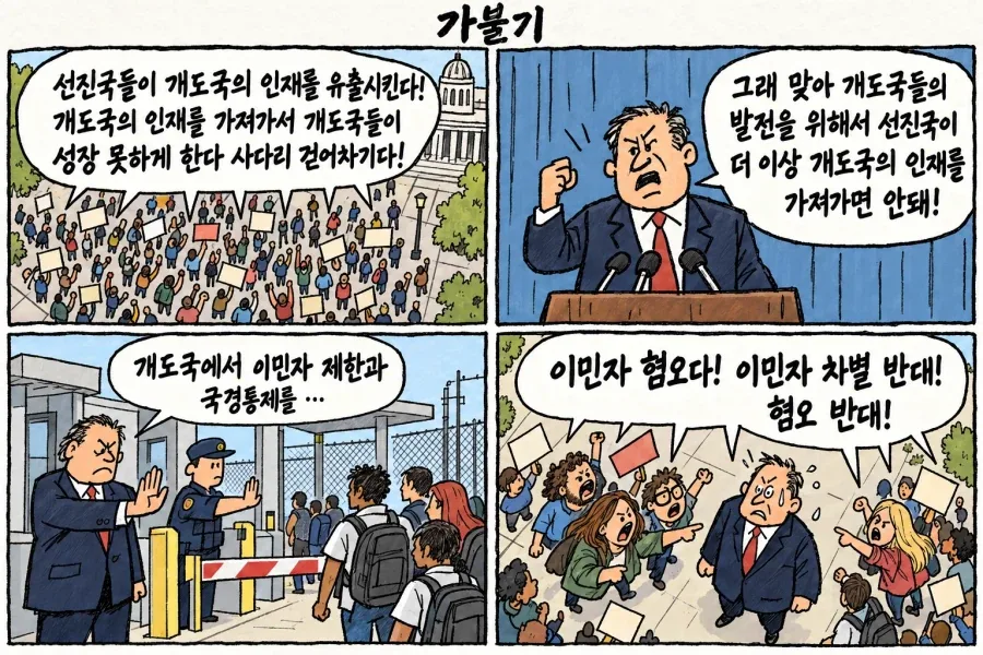가불기 걸리는 만화