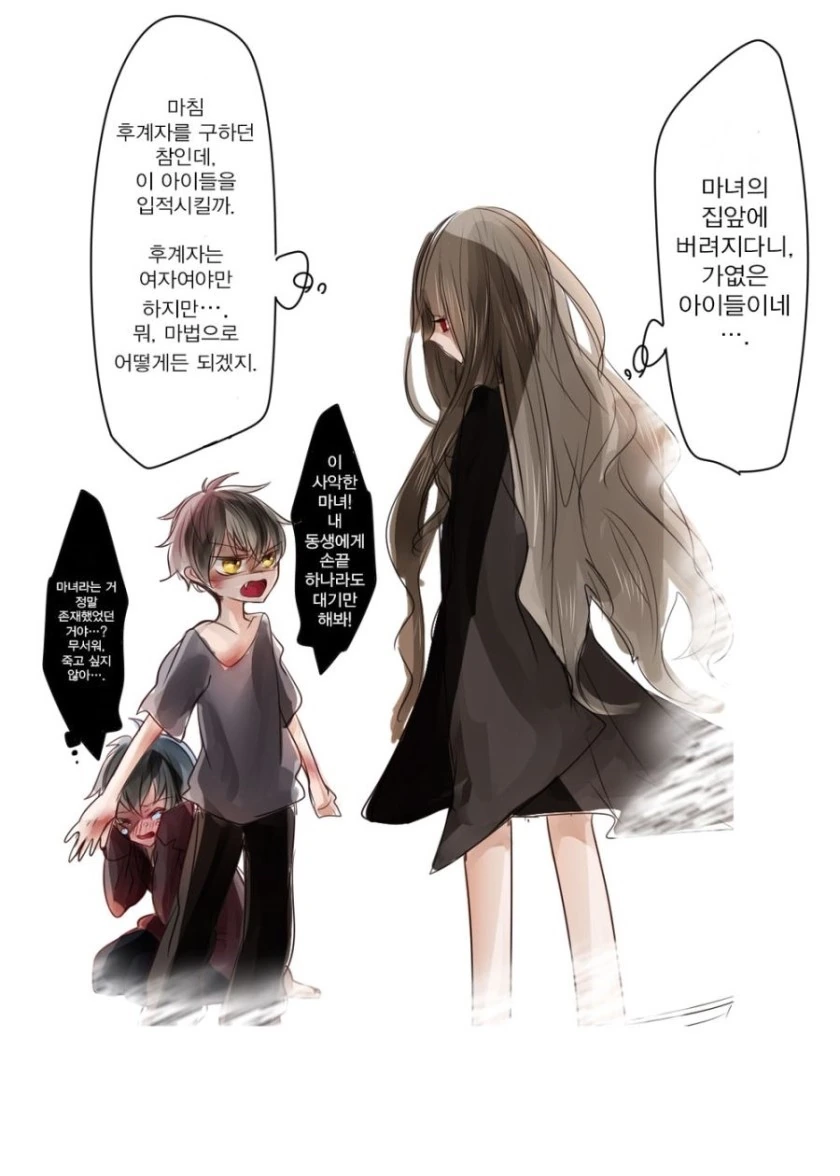 마녀와 형제 만화