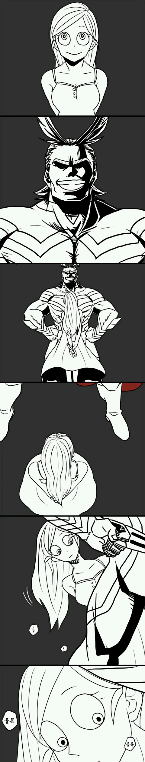 나히아)삽시간에 쓰레기가 된 올마이트.manga - 이미지 2