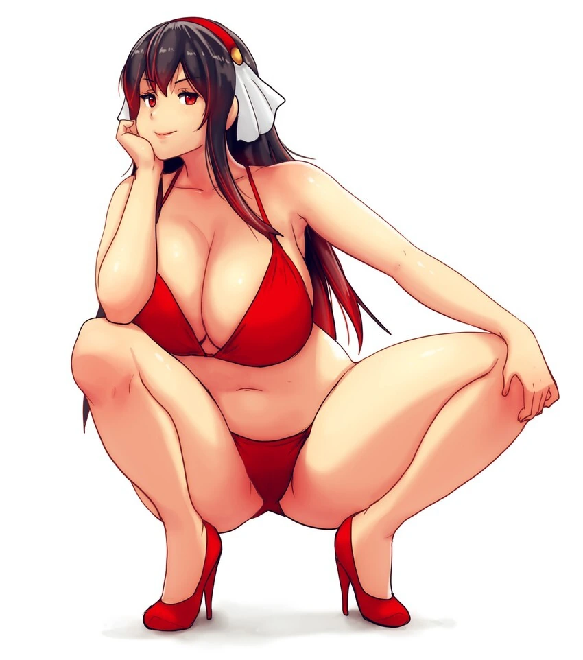 양아치 스러운 자세로 앉아있는 백수 츄리닝녀 - 이미지 2